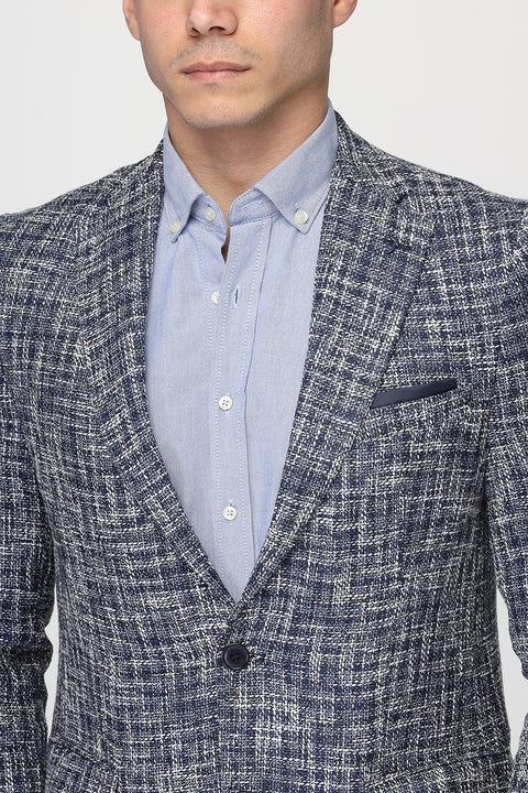 Slim Fit Blazer Blue