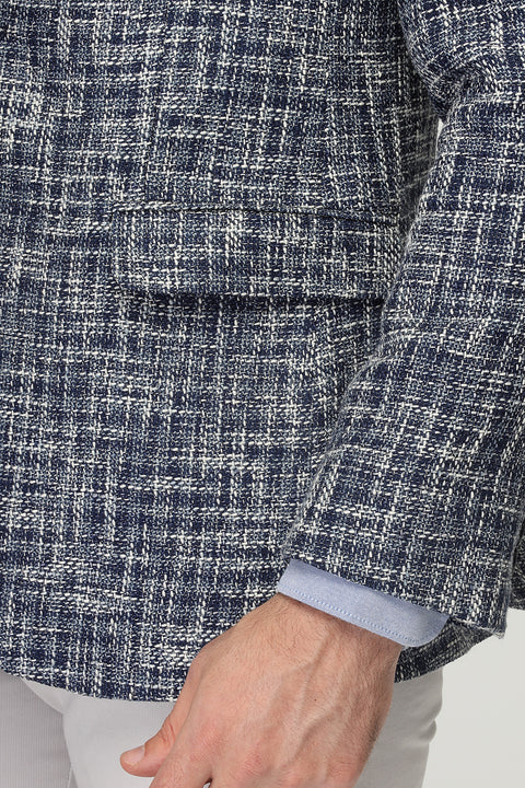 Slim Fit Blazer Blue