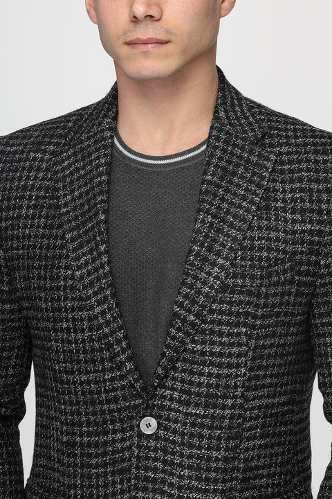 Regular Fit Blazer Dark Gray