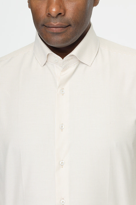 Regular Fit Shirt Beige