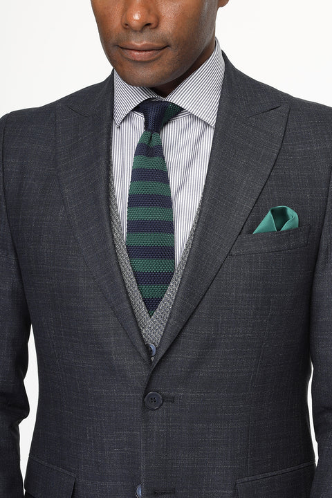 Slim Fit Suit Dark Blue