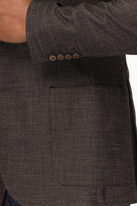 Slim Fit Blazer Brown