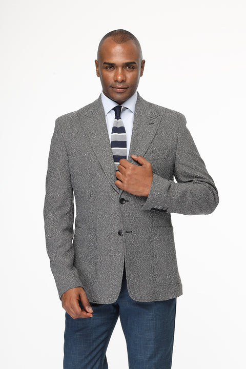 Regular Fit Blazer Gray
