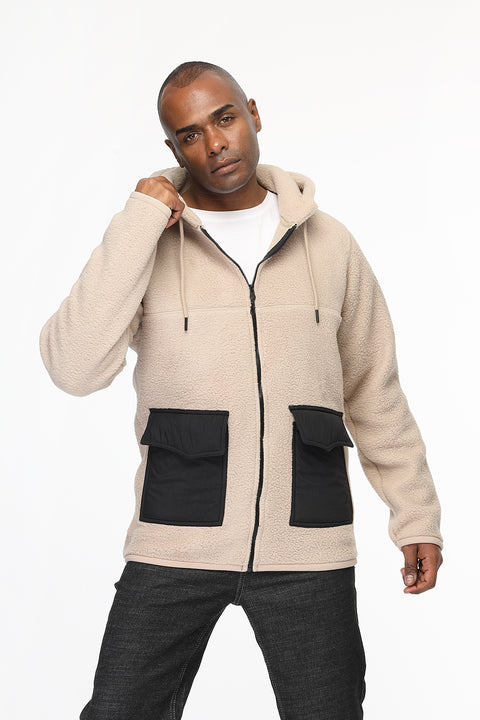 Regular Fit Sweat Shirt Beige