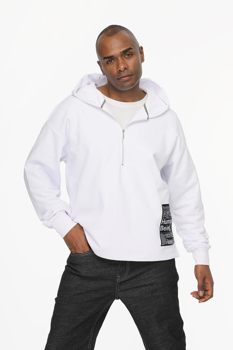 Relax Fit Sweat Shirt White