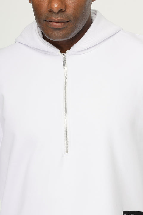 Relax Fit Sweat Shirt White