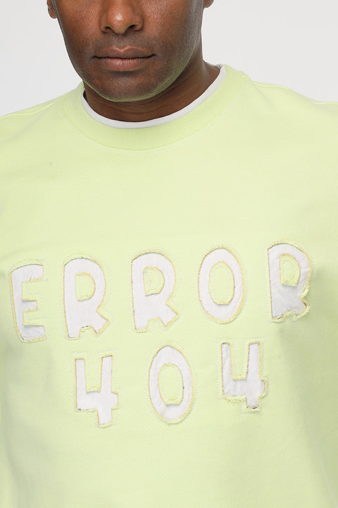 Over Size Sweat Shirt Light Green
