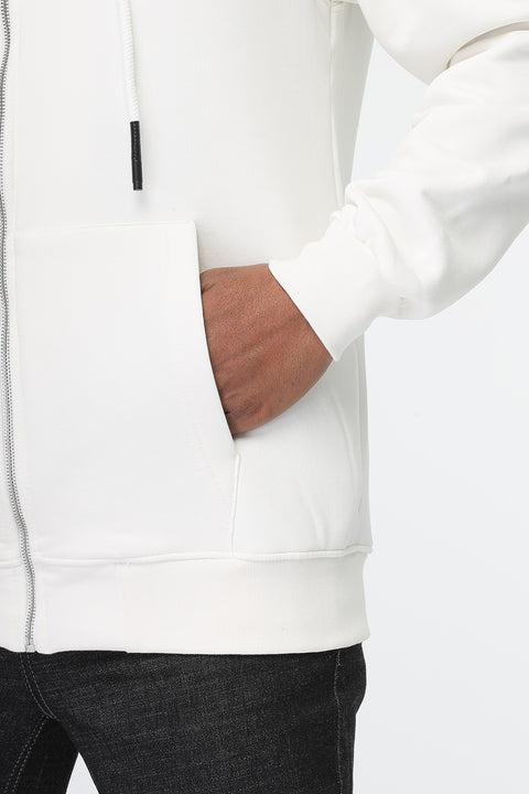 Regular Fit Sweat Shirt Off White