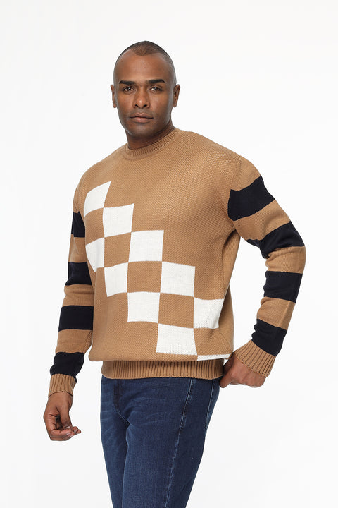 Regular Fit Pullover Beige