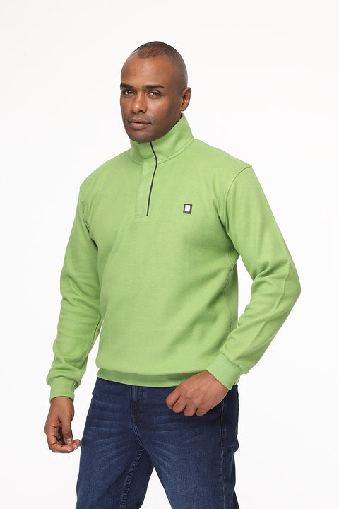 Regular Fit Sweat Shirt Light Green