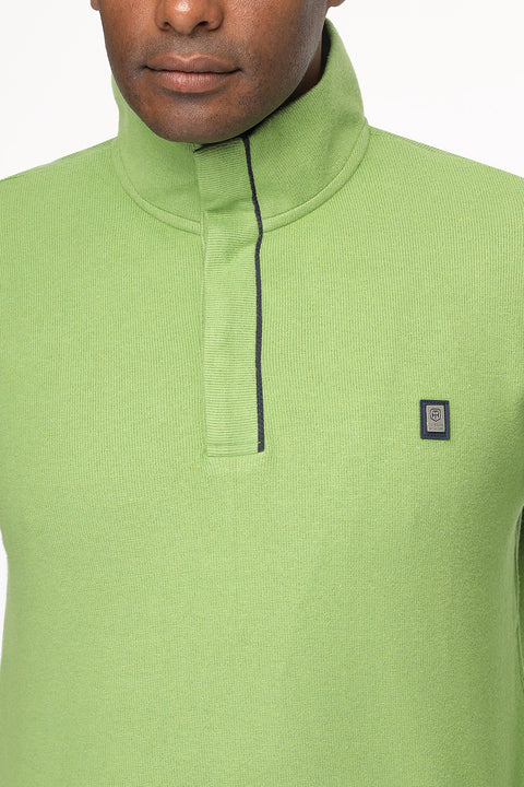 Regular Fit Sweat Shirt Light Green
