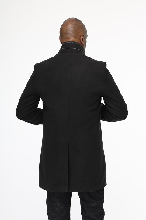 Regular Fit Coat Black