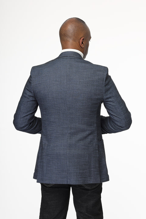 Slim Fit Blazer Blue