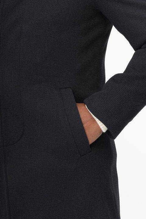 Regular Fit Coat Dark Blue