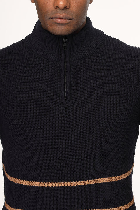Regular Fit Pullover Dark Blue