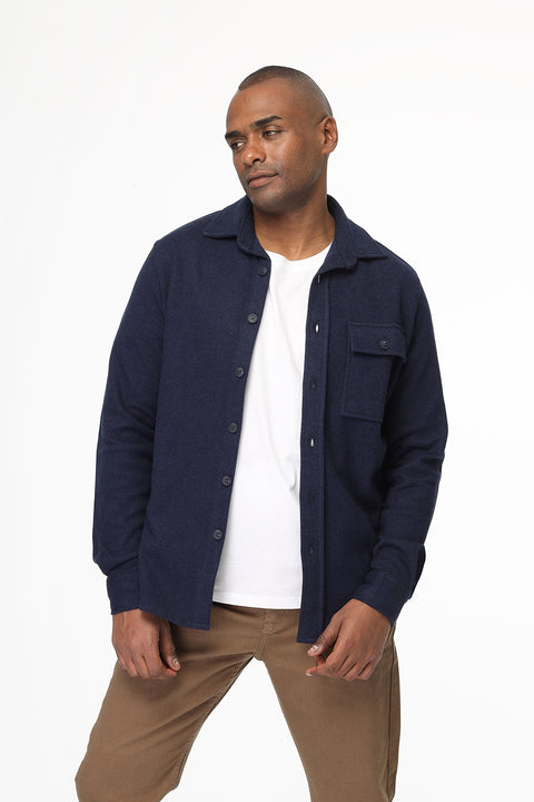 Regular Fit Shirt Dark Blue