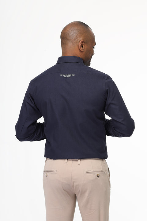 New Fit Shirt Dark Blue