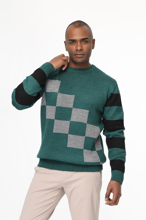 Regular Fit Pullover Green