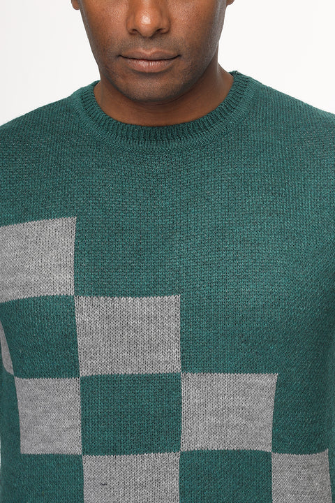 Regular Fit Pullover Green