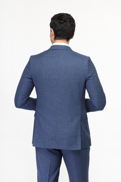Slim Fit Suit Blue