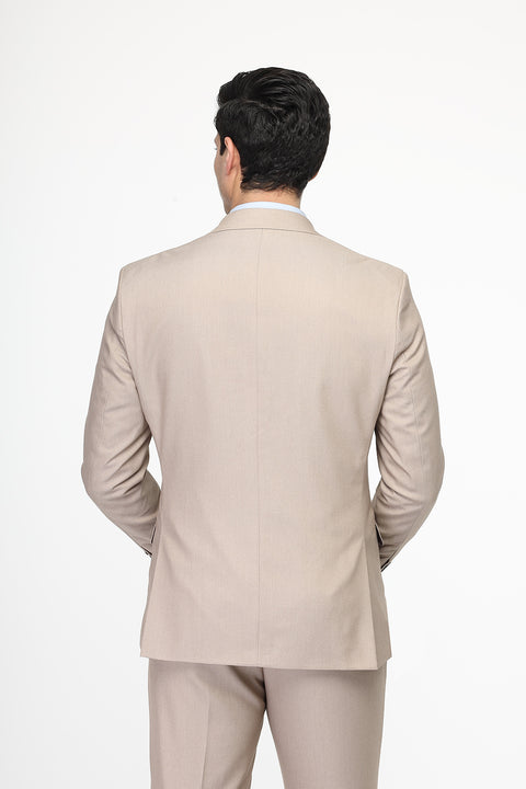 Regular Fit Suit Beige