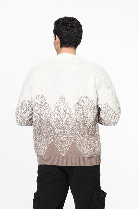 Over Size  Pullover Beige