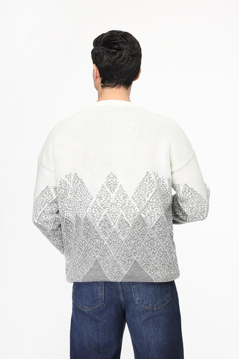 Over Size  Pullover Gray