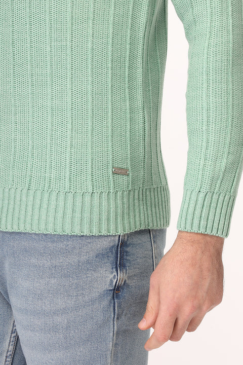 Regular Fit Pullover Light Green