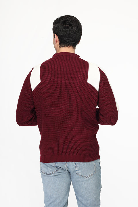 Regular Fit Pullover Maroon