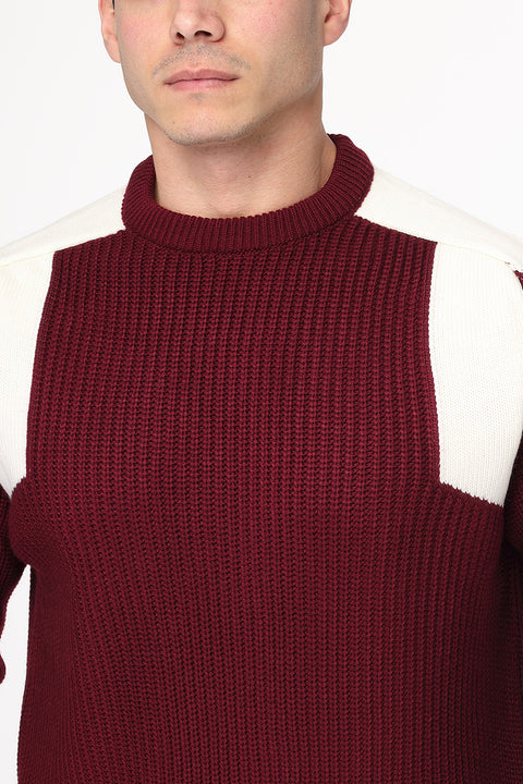 Regular Fit Pullover Maroon
