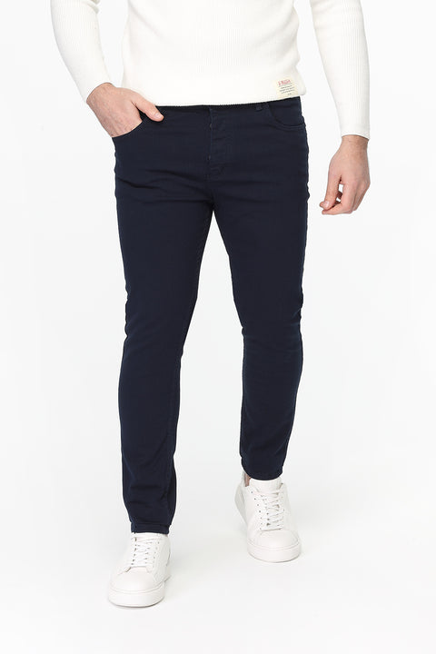 Slim Fit Trousers Jeans Dark Blue