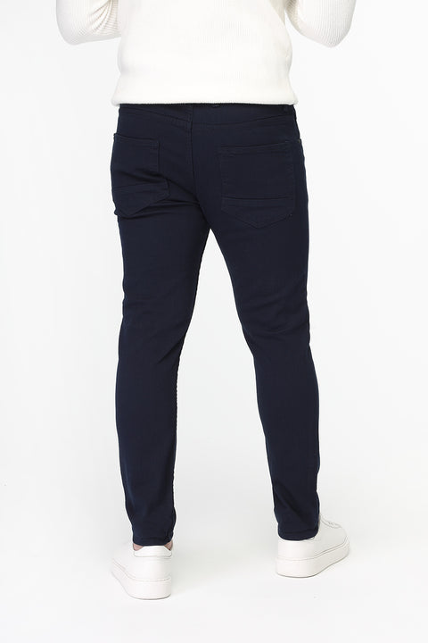 Slim Fit Trousers Jeans Dark Blue