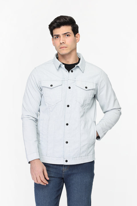 Jacket Jeans Regular Fit Gray
