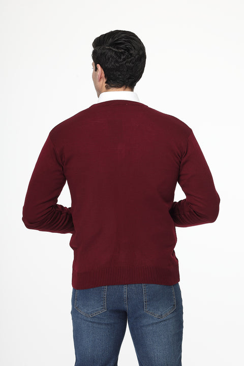 Regular Fit Pullover Maroon