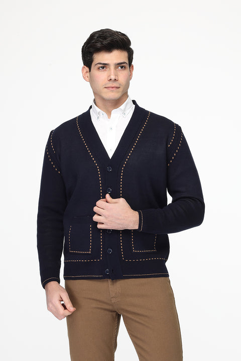 Regular Fit Pullover Dark Blue