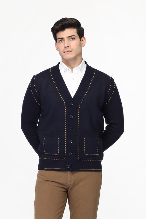 Regular Fit Pullover Dark Blue