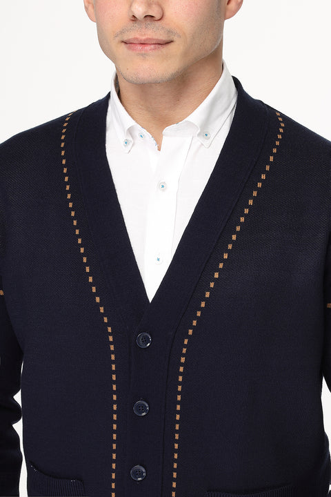 Regular Fit Pullover Dark Blue