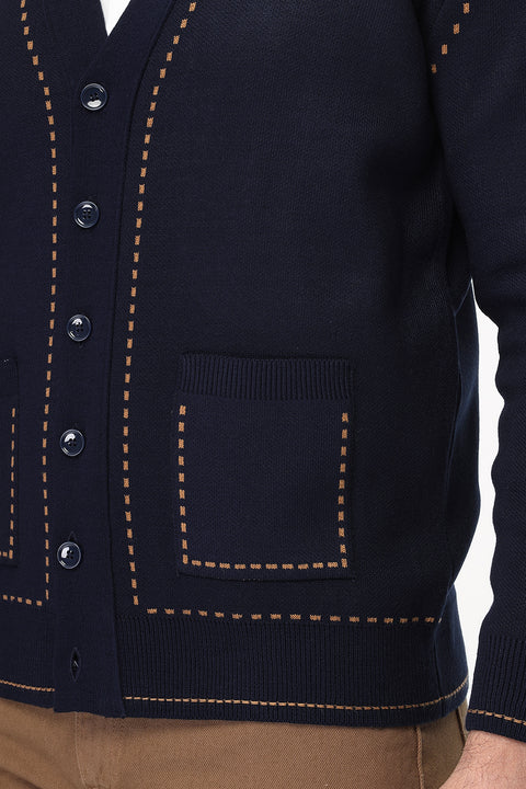 Regular Fit Pullover Dark Blue