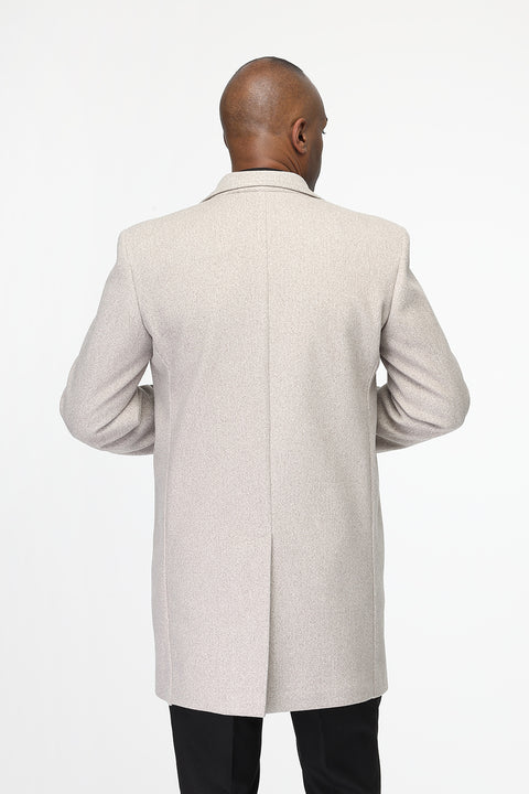 Regular Fit Coat Beige