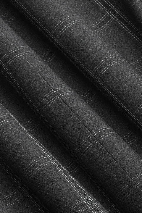 Slim Straight Fit Suit Gray