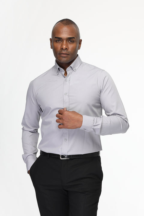 Classic Shirt Slim fit Gray