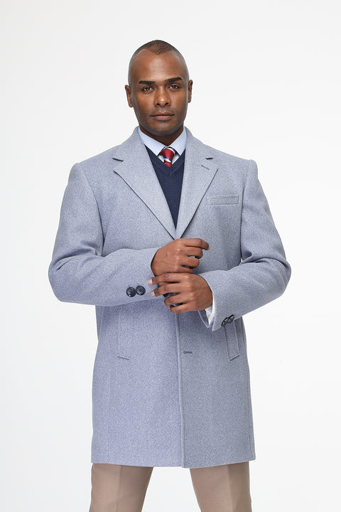 Regular Fit Coat Blue