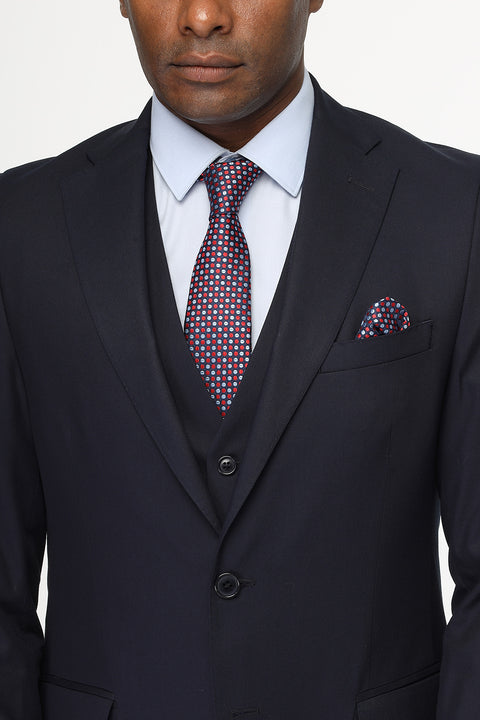 Slim Fit Suit Dark Blue