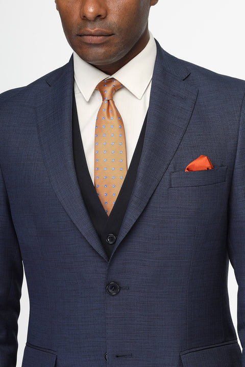 Slim Fit Suit Dark Blue