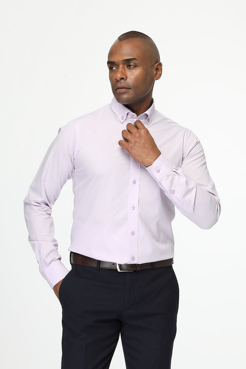 Classic Shirt Slim fit Light Purple