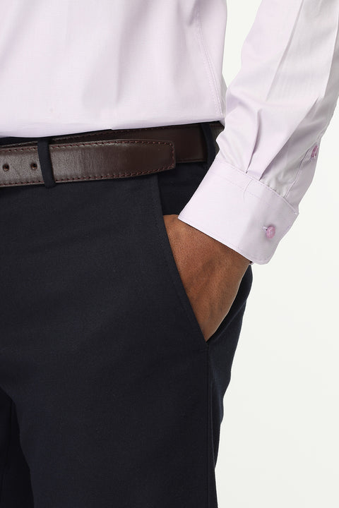Straight Fit Classic Pants Dark Blue
