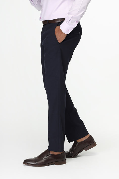 Straight Fit Classic Pants Dark Blue