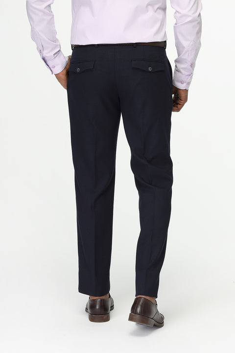 Straight Fit Classic Pants Dark Blue