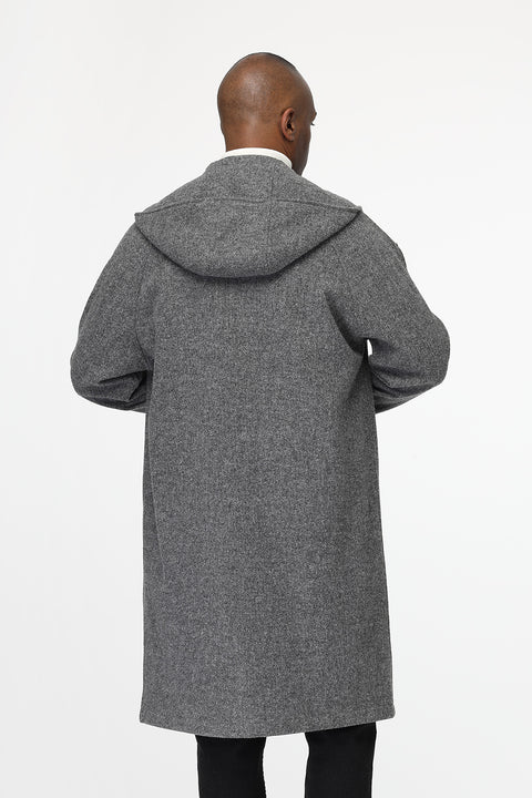 Over Size Coat Light Gray