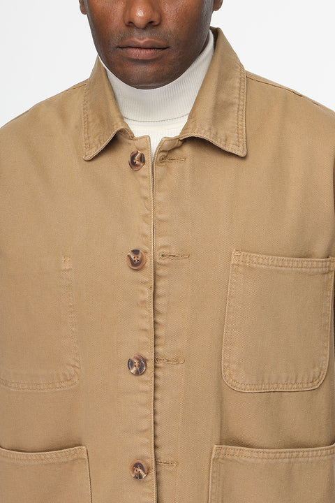 Jacket Gabardine Regular Fit Beige